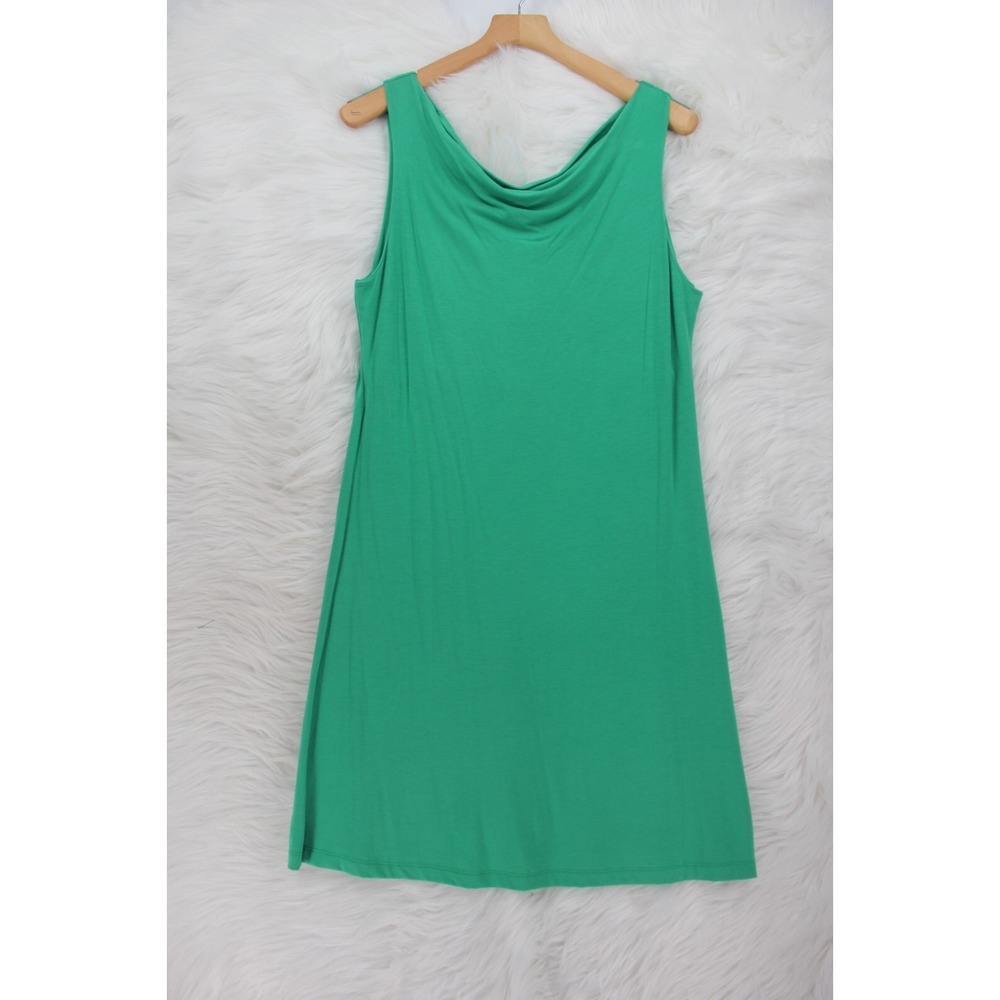 Haley & The Hound Dress Women's M Green Shift Haley and the Hound Cowl #1218